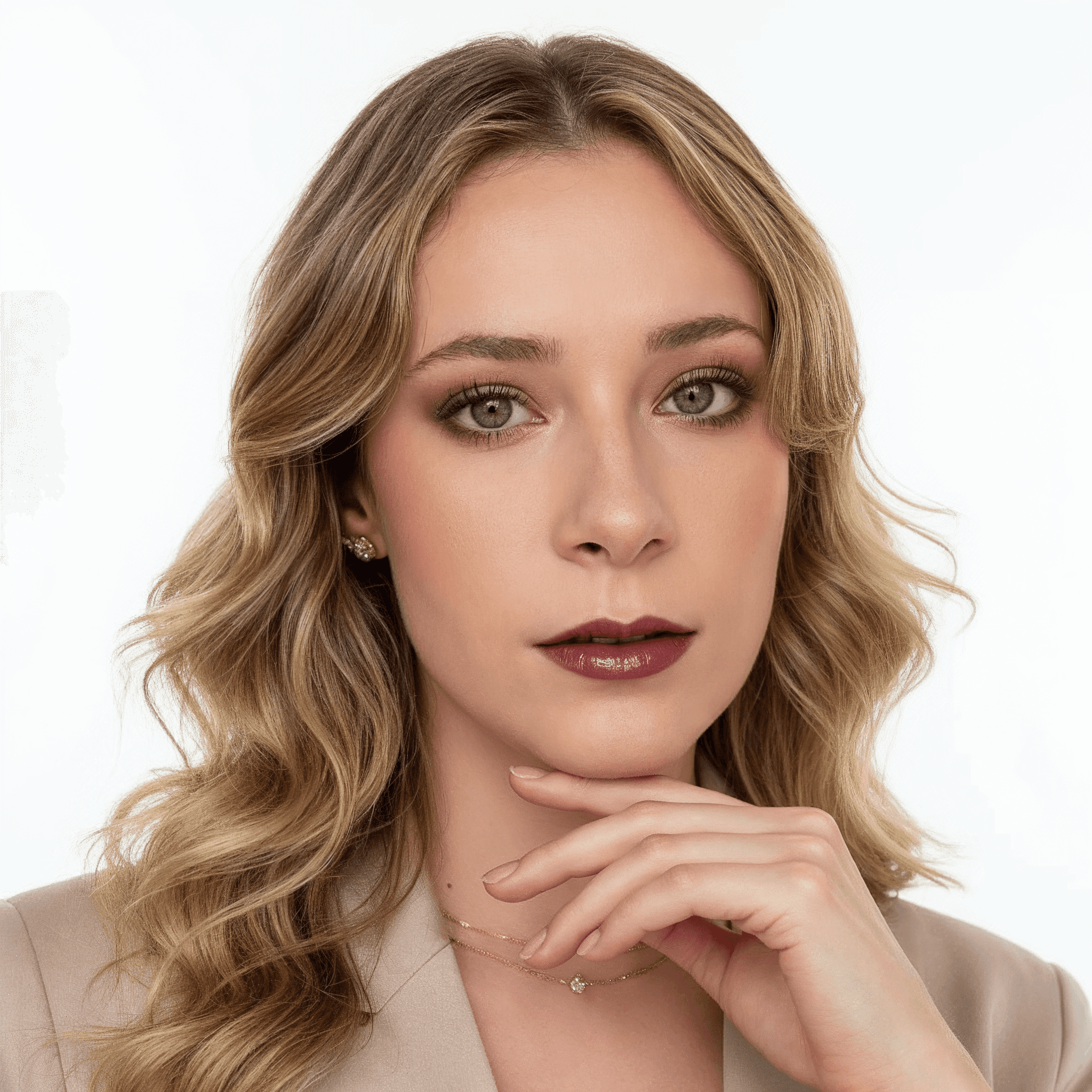 Portrait of portfolio creator – front view