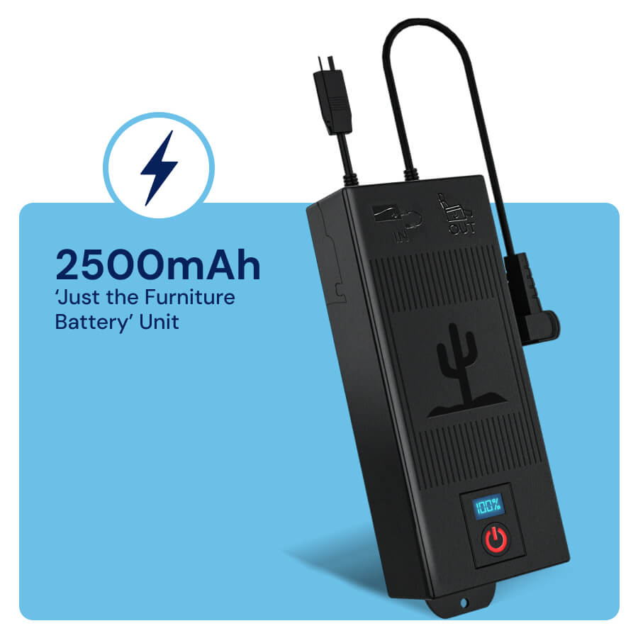 Blue Cactus reclining furniture battery pack power supply charger