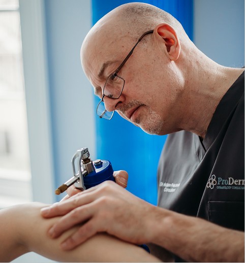 Dr. Adam Friedmann using 