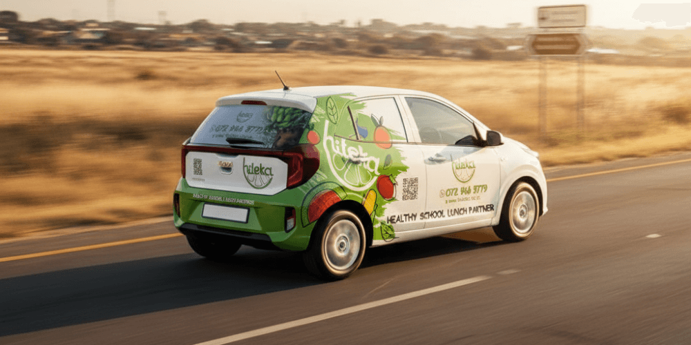 Hiteka Kitchen branded vehicle by Kany Branding