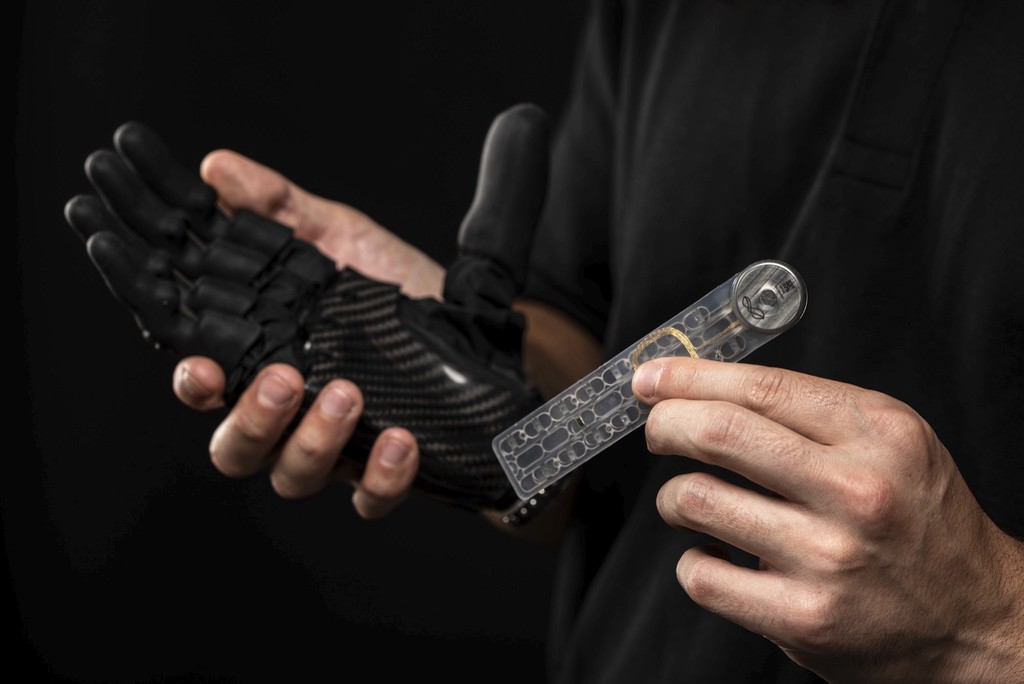 a computer generated image of a flower on a black background