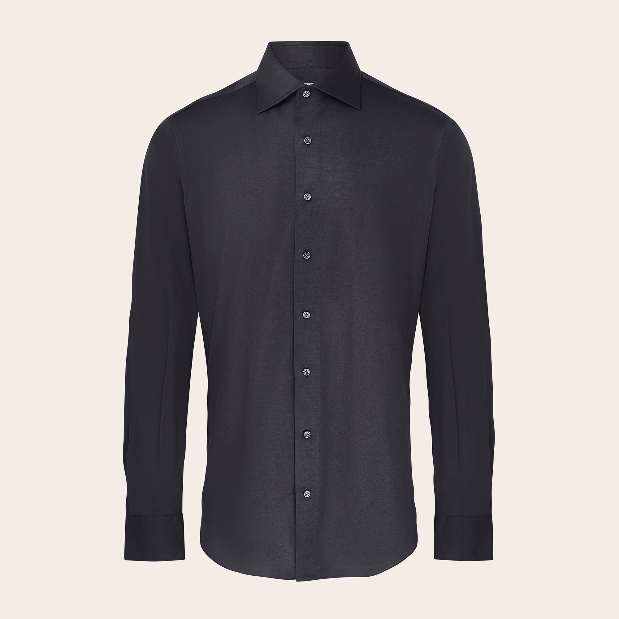 Fray Gabriel Cotton Satin Shirt - Mandelli UK