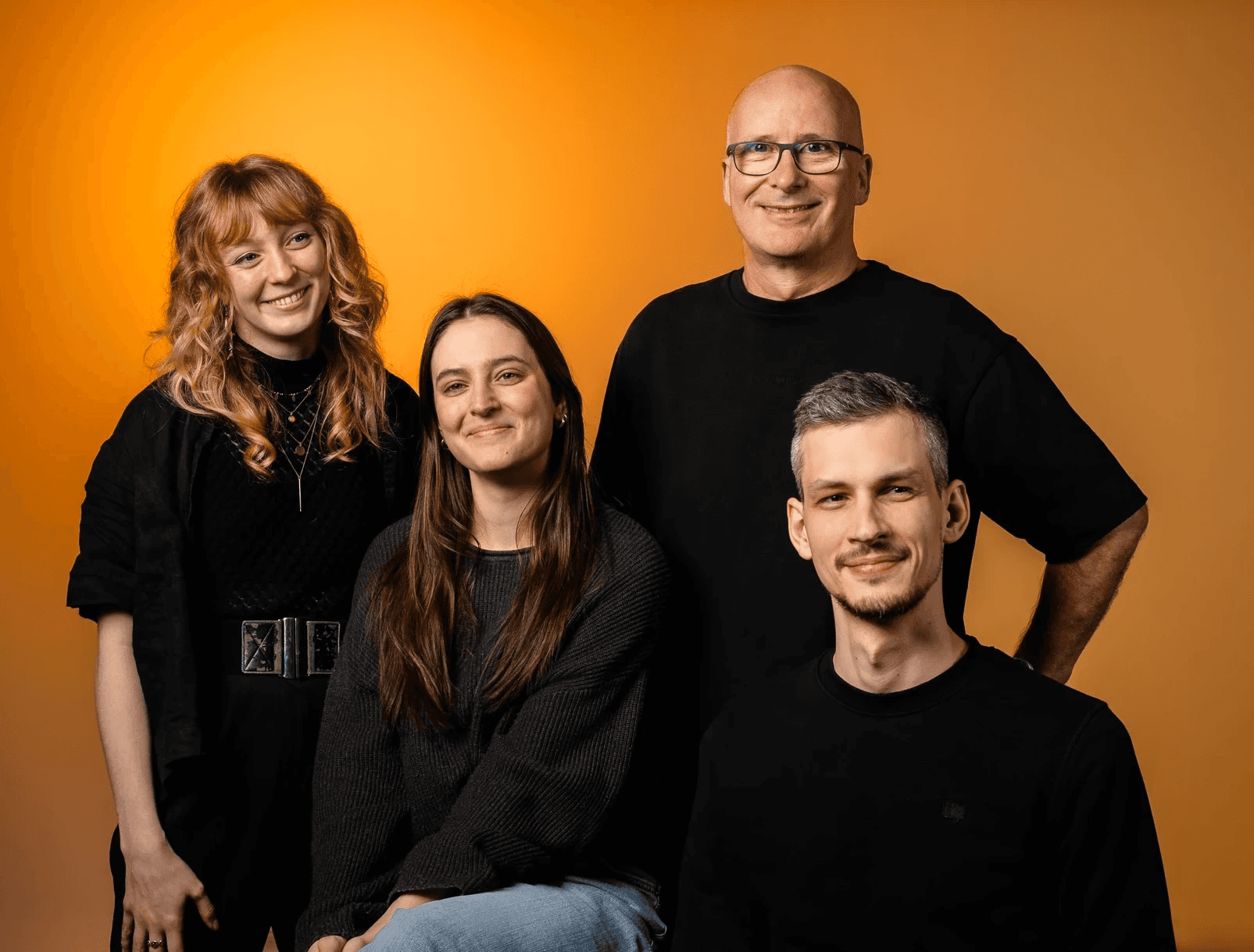 Team-Illusatration im Gris-Style