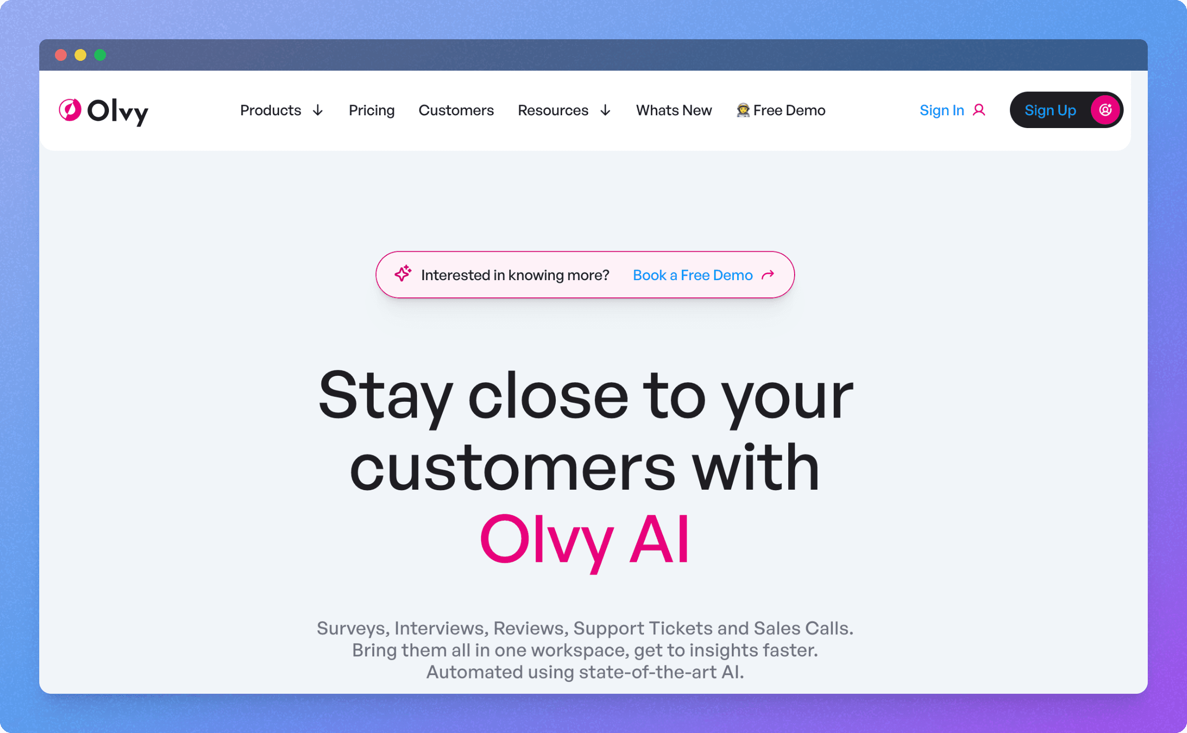 olvy-homepage