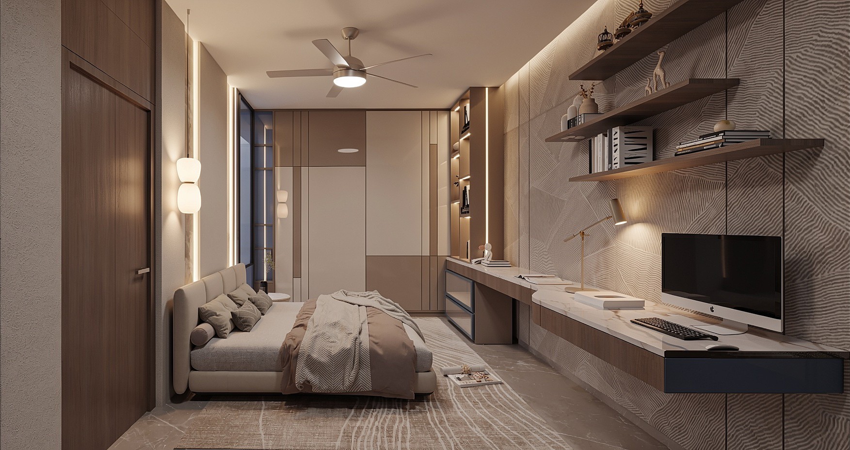 Project showcase image featuring a modern, refined interior.
