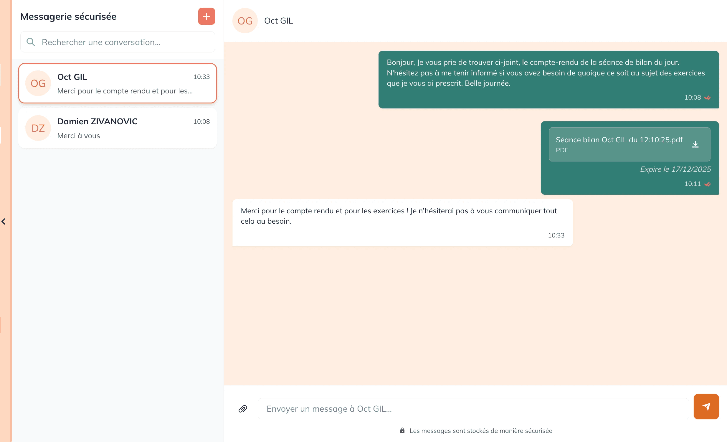 messagerie instantanée sur andrew