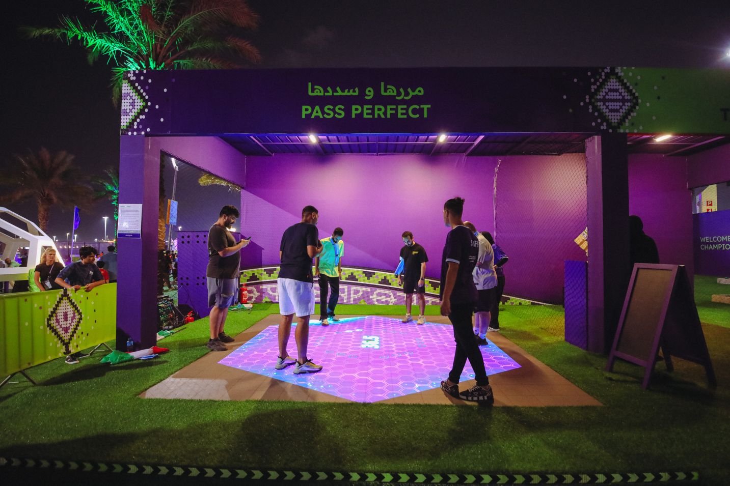 interactive technology for fifa club world cup fan zone by alt enter