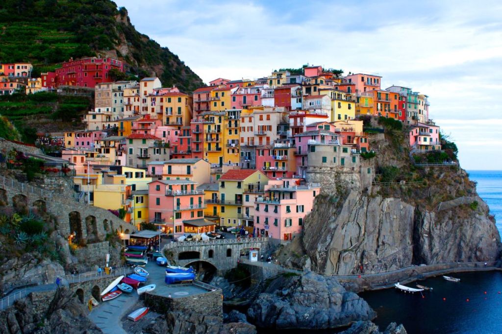 Colourful houses in Manarola, Cinque Terre