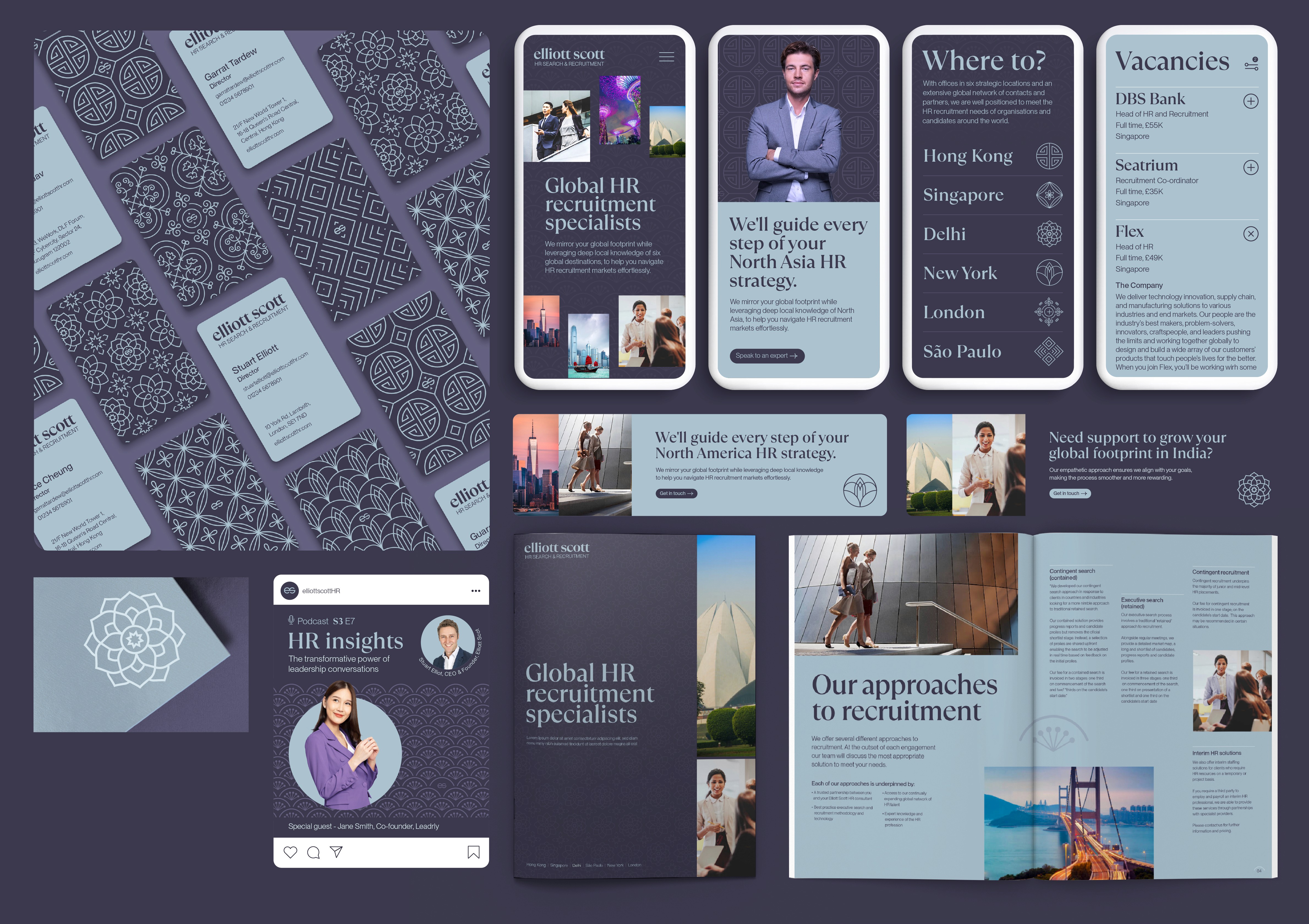 Elliott Scott HR brand identity snapshot