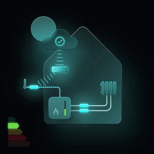 Regulierung Heizkurve der Heizungsanlage