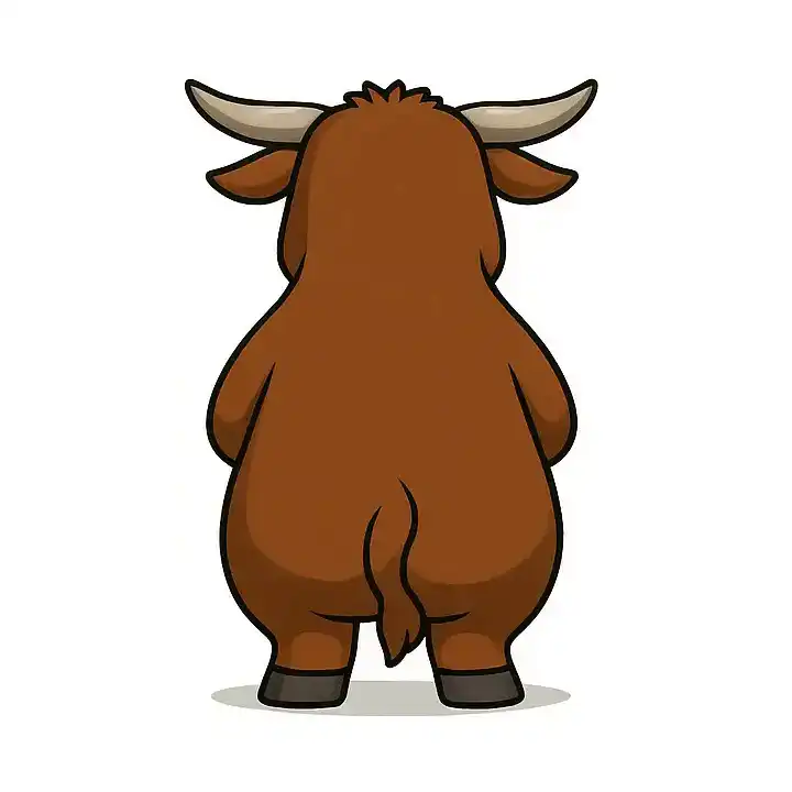 achterzijde van het ontwikkelde karakter