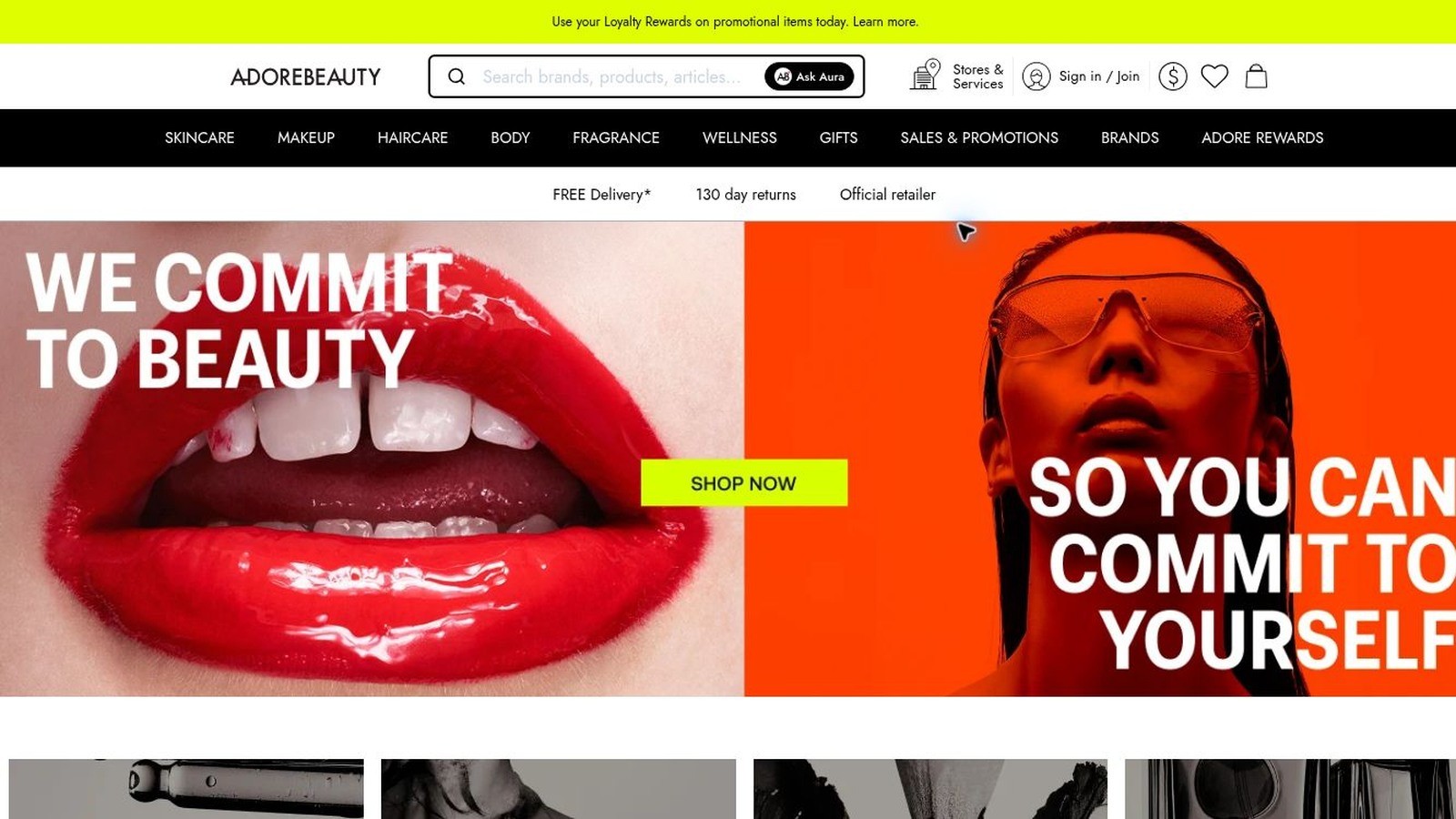 Adore Beauty online store