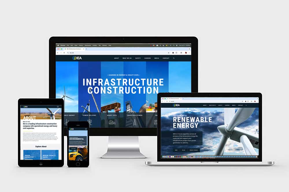 IEA Website Design
