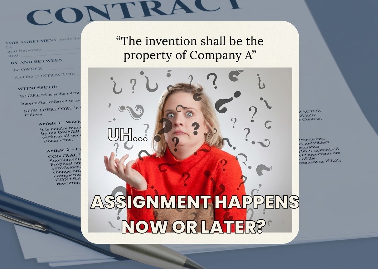 A contract marked with an orange stamp