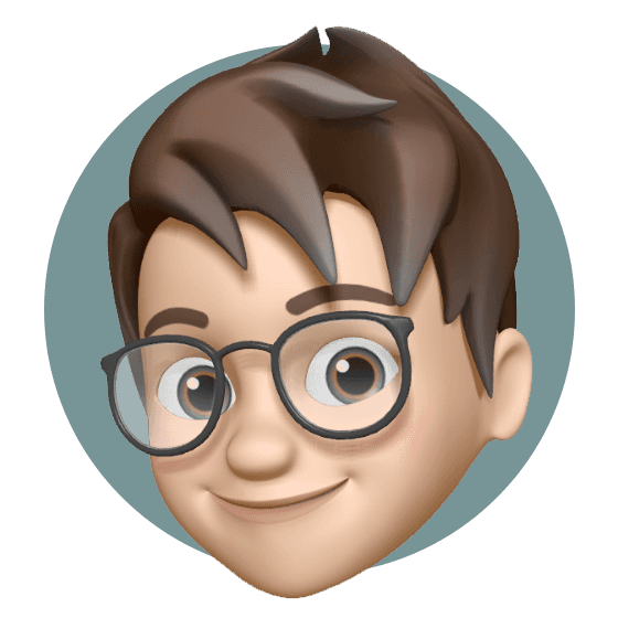 Stylized memoji illustration of Sarah Page