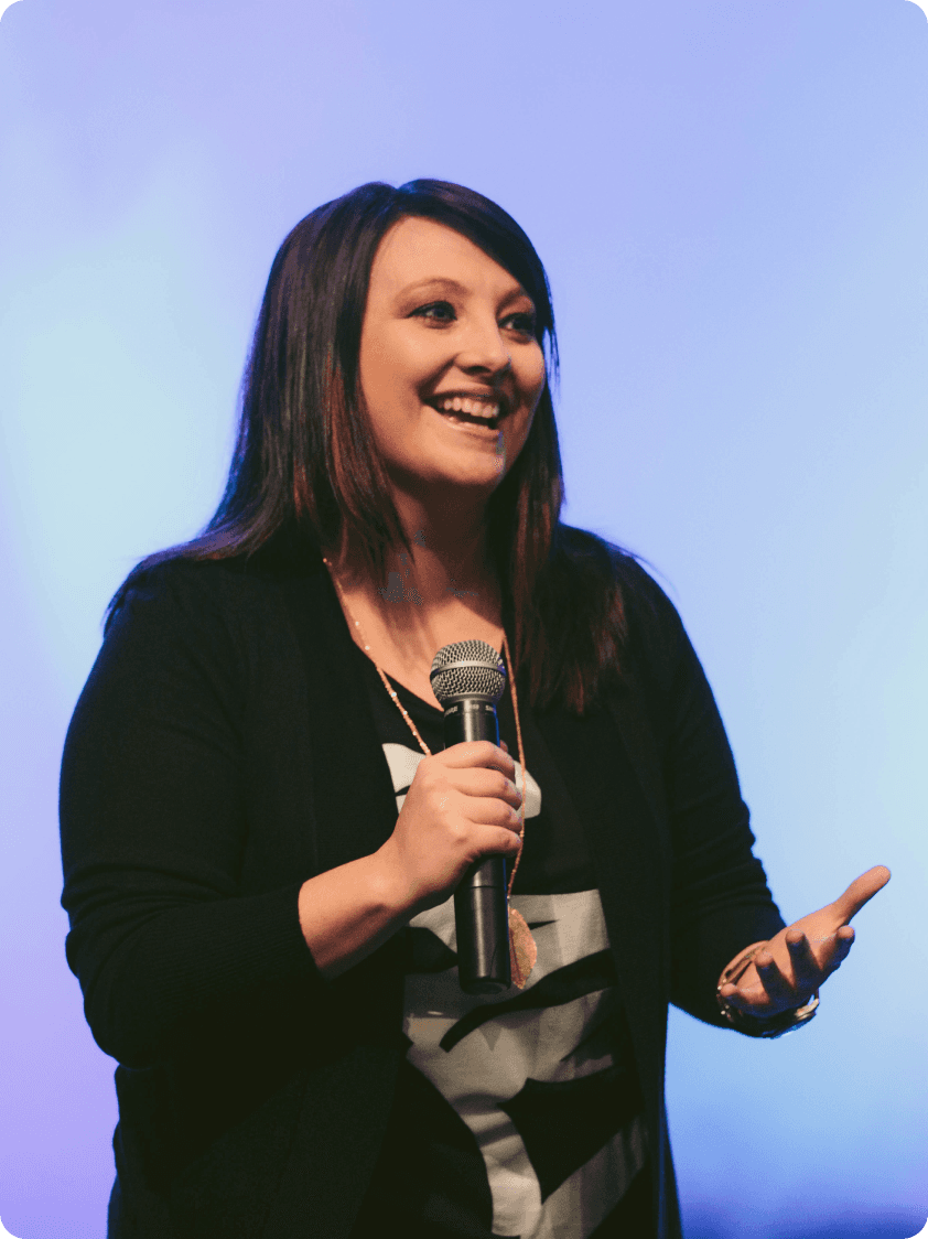 A communication director presents the latest updates.