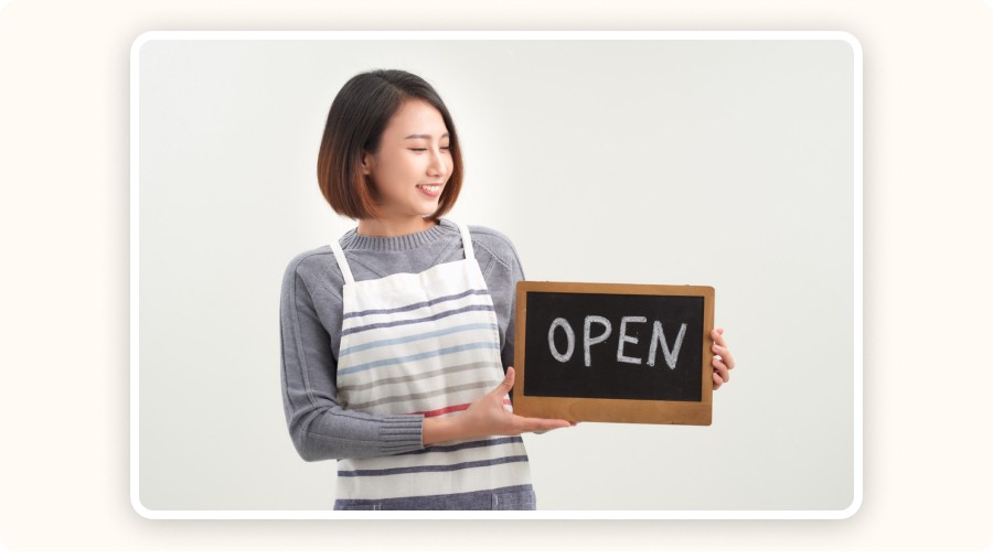 annonce l’ouverture comme une offre, pas comme une nouvelle