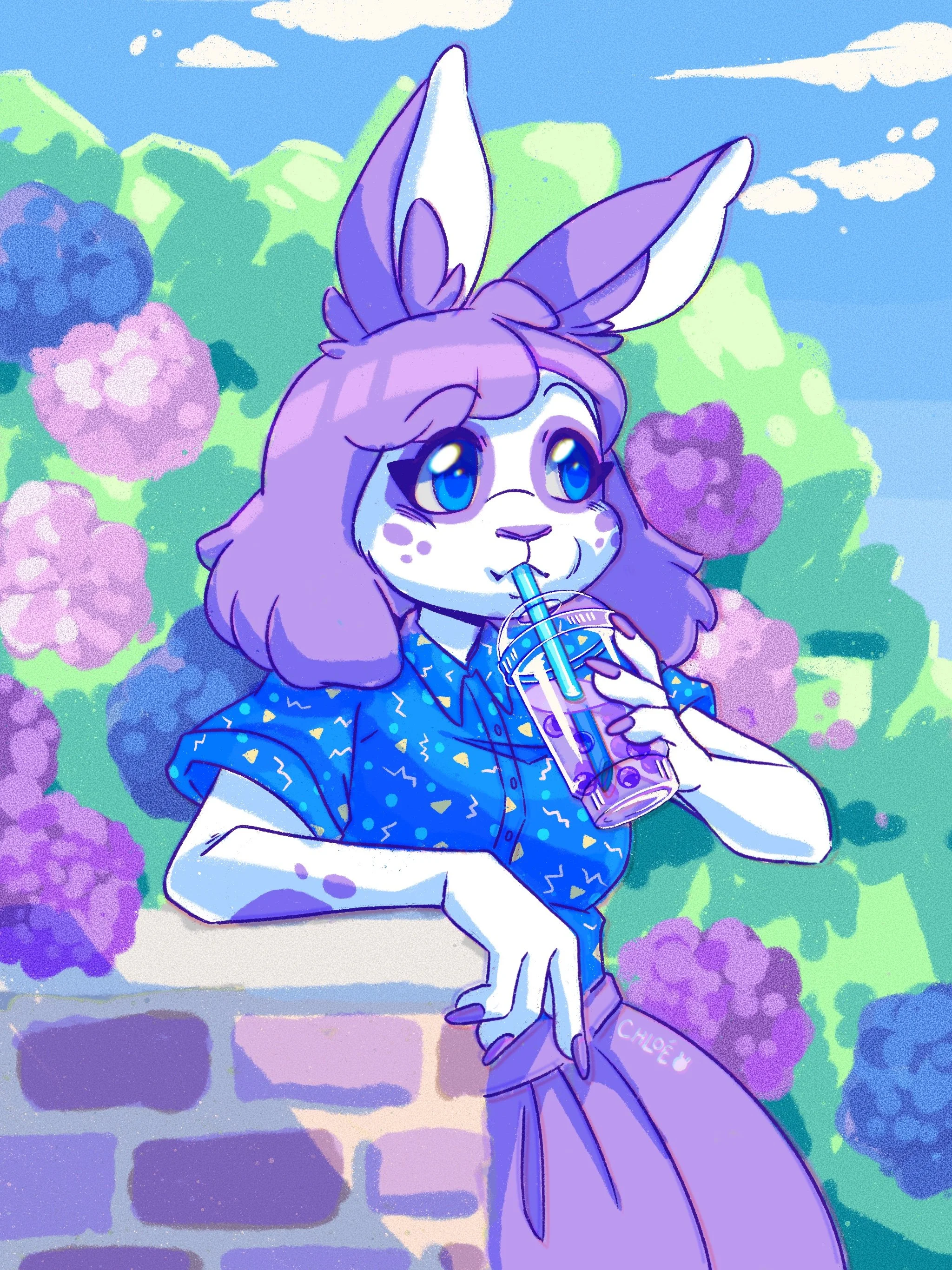 Portrait of a young girl with sunglasses