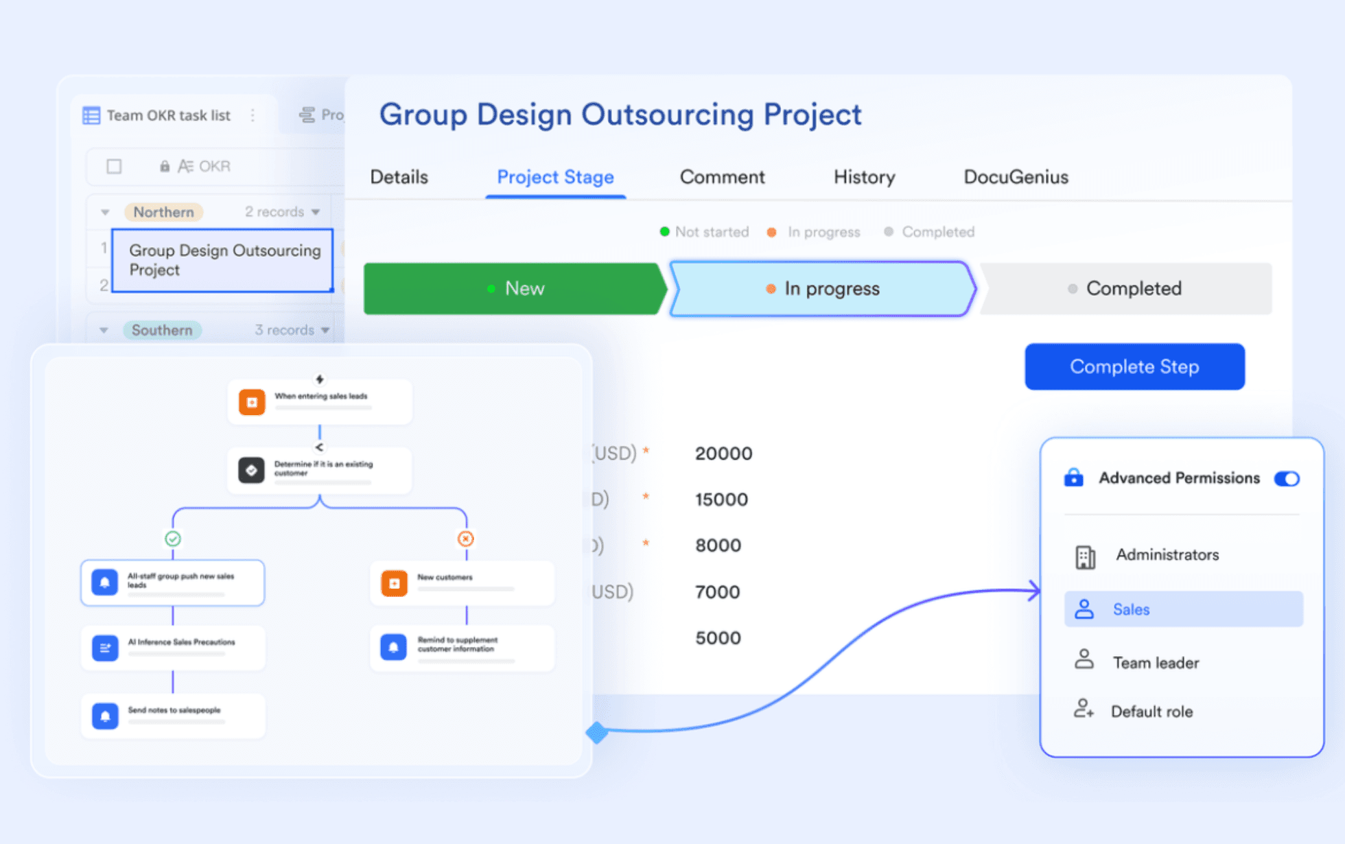  Lark base automated workflow&nbsp;