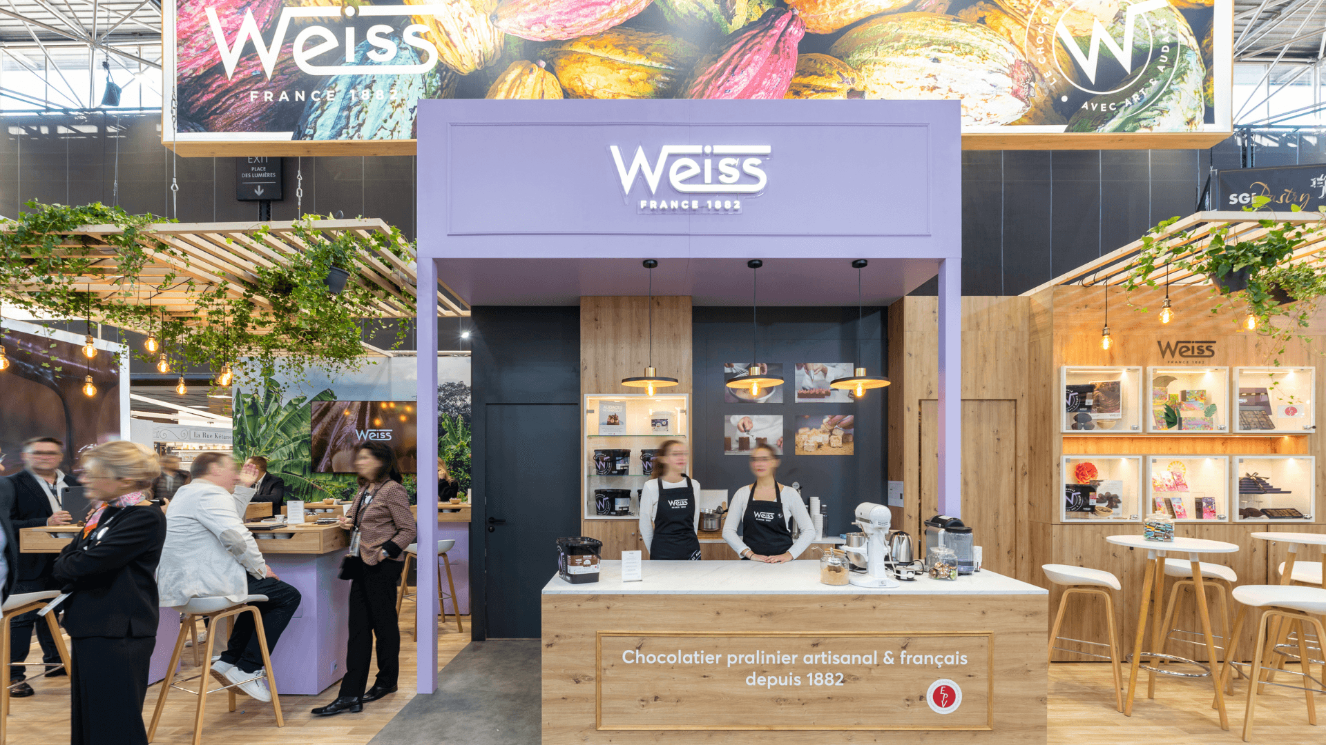 Stand Weiss au sirha par Expace
