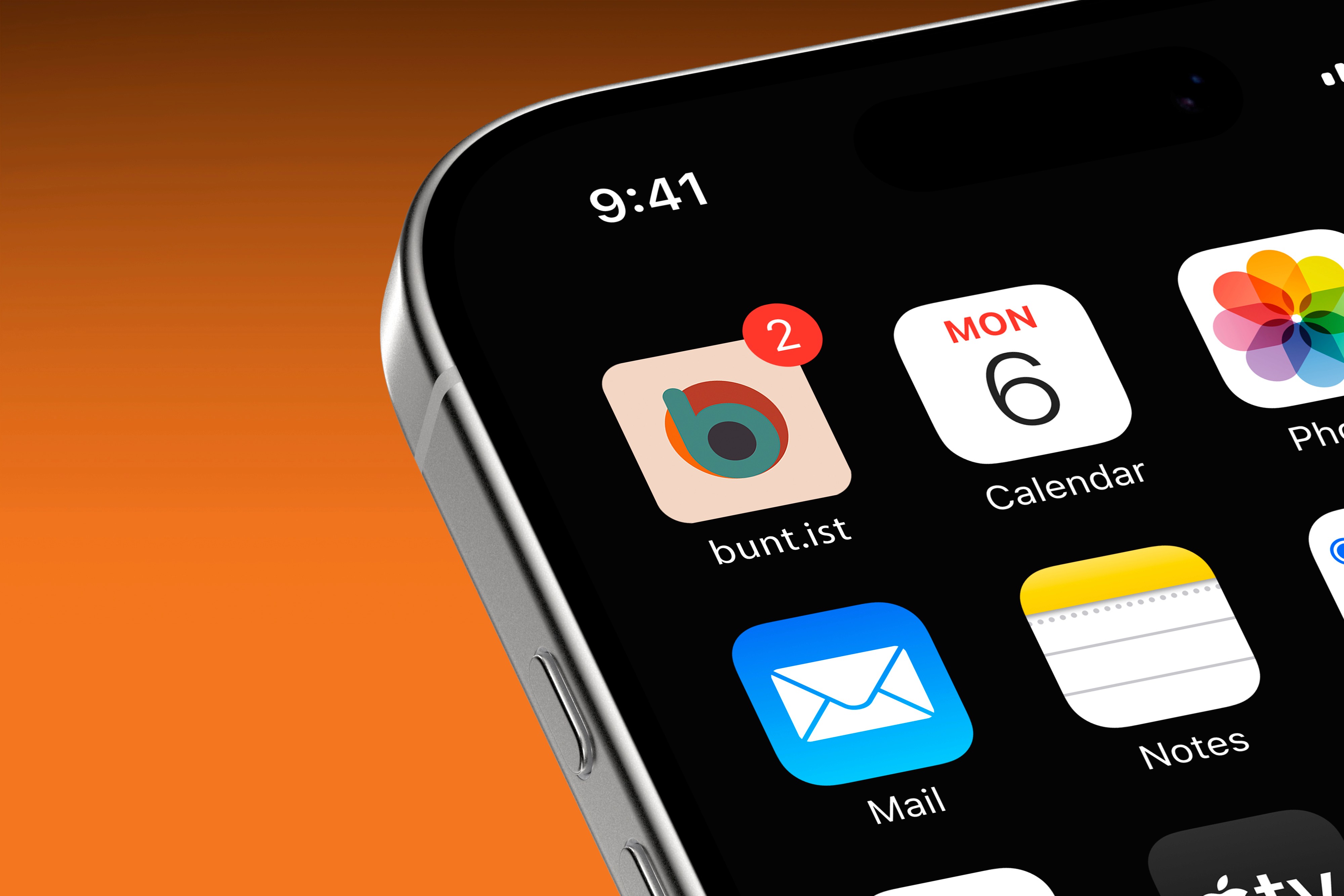 Smartphone-Screen zeigt bunt.ist App zwischen anderen mobilen Anwendungen