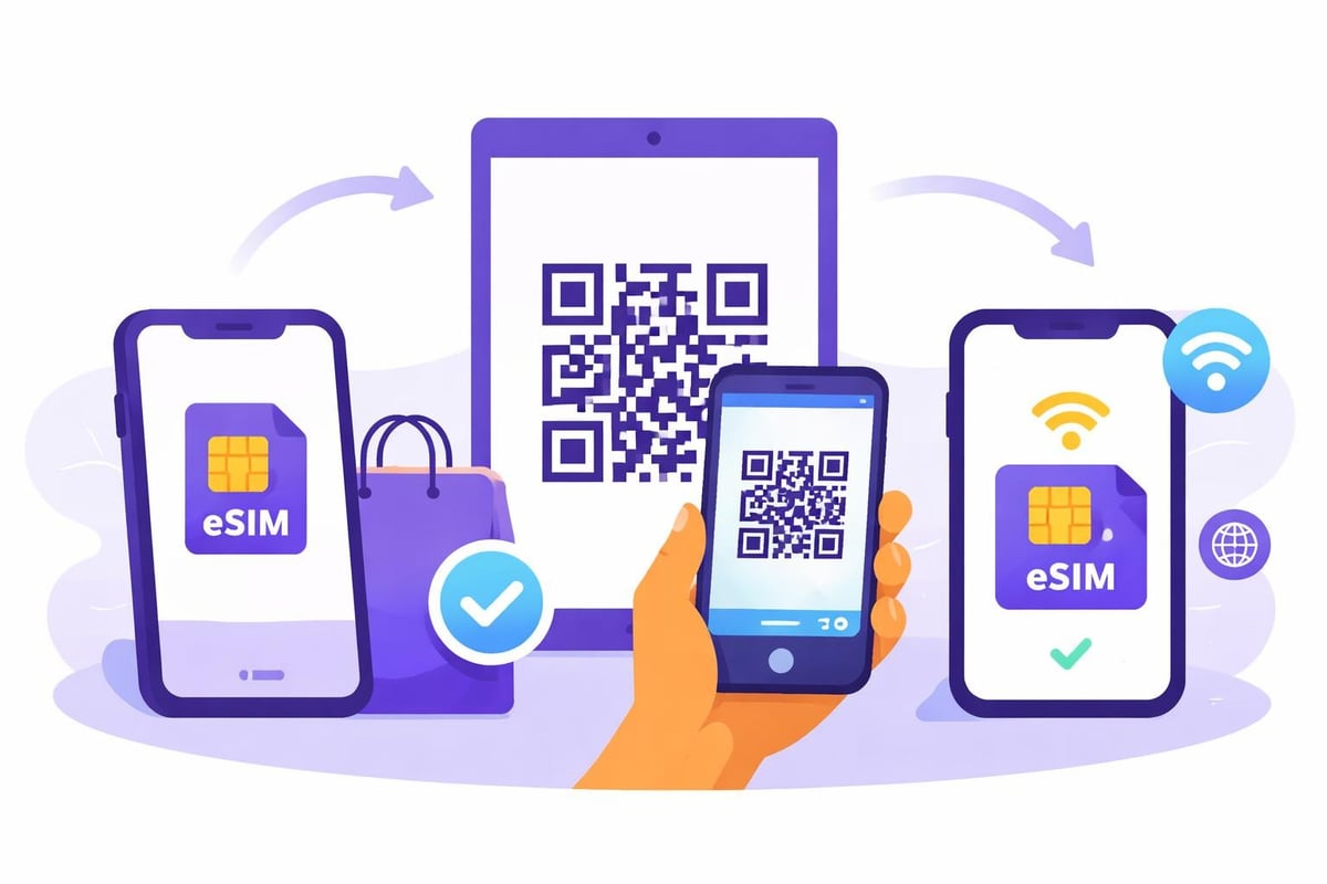 Digital eSIM activation process