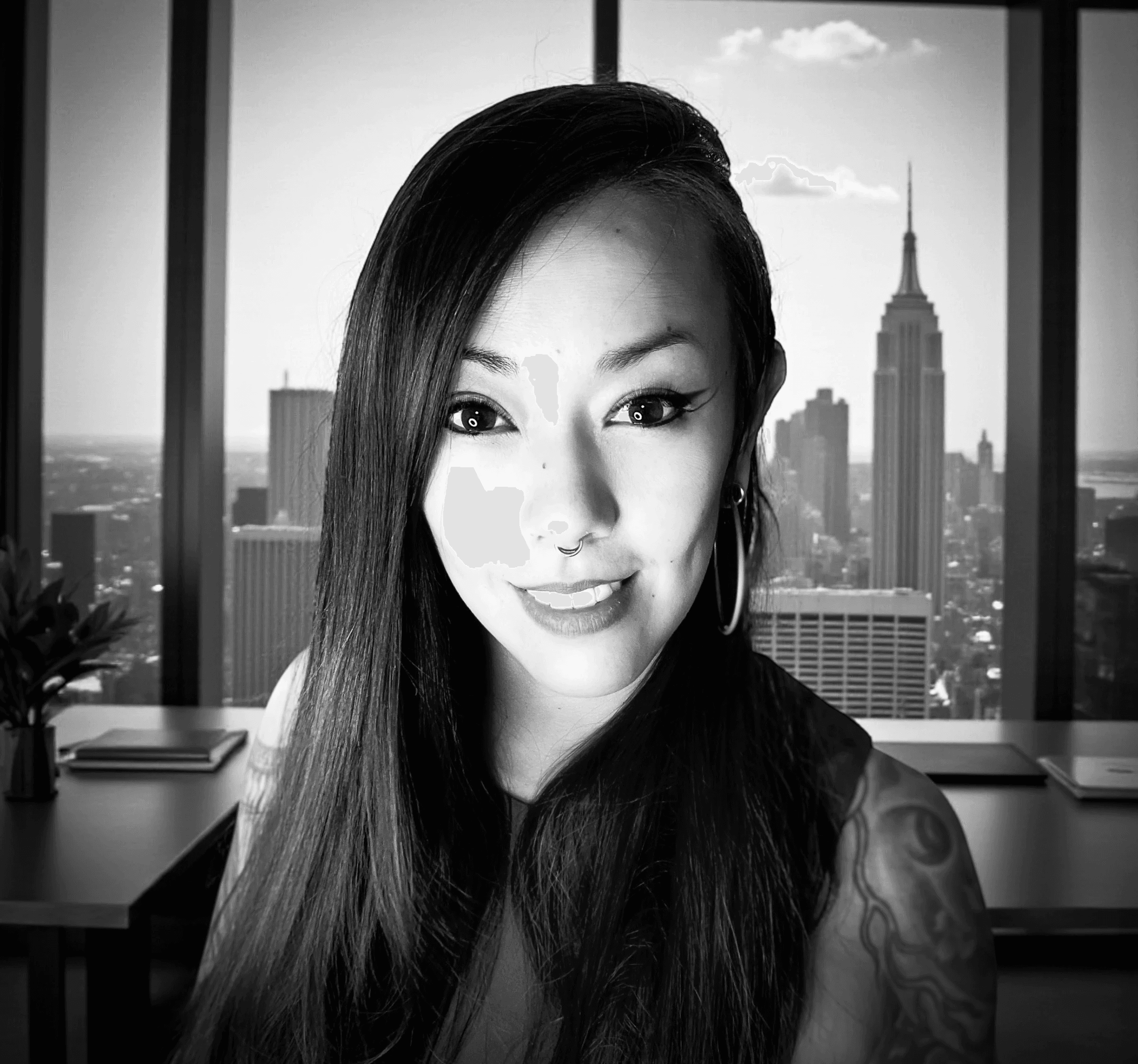 man wearing gray suit jacket