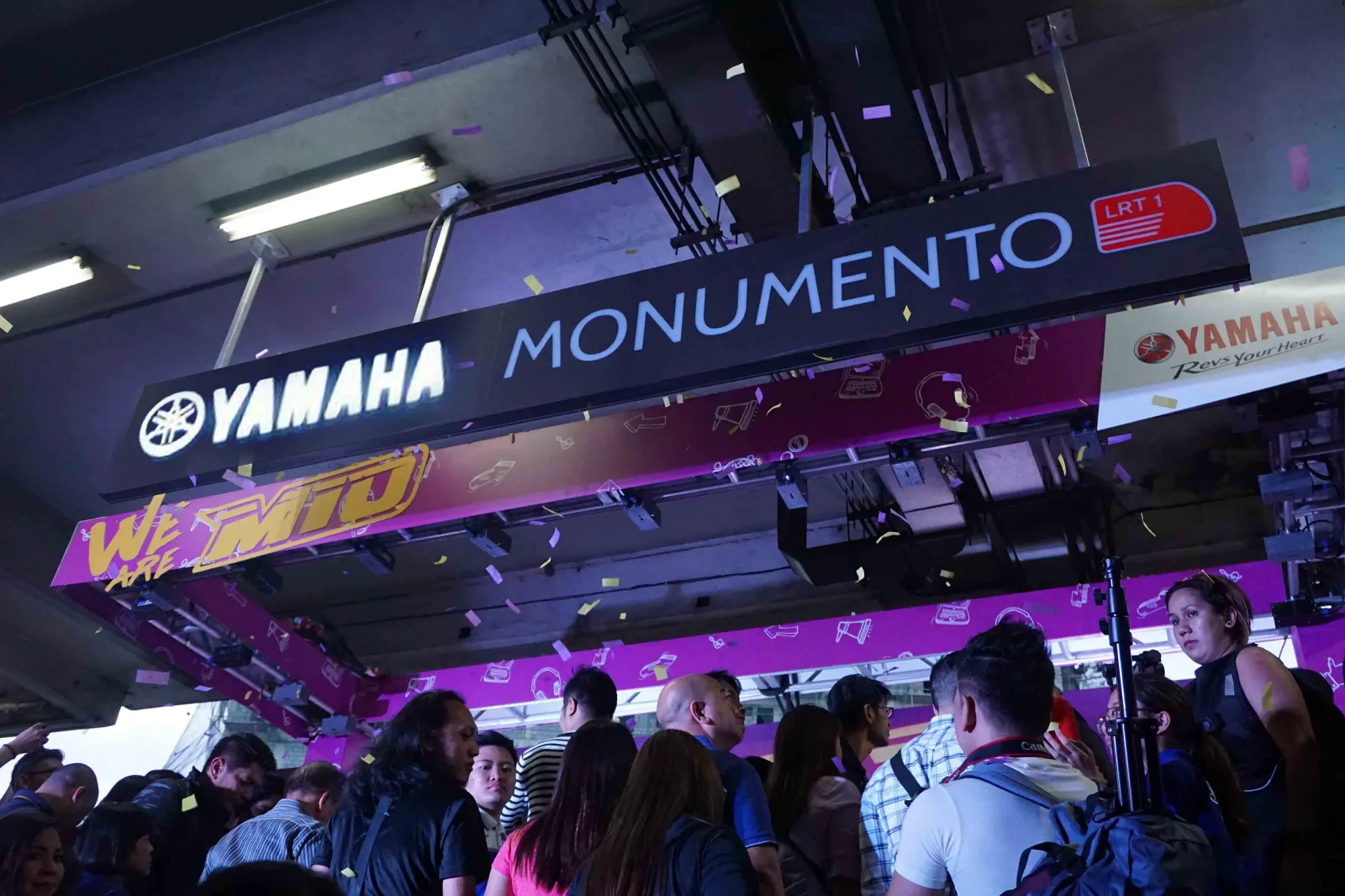 Yamaha sponsorship of Monumento station