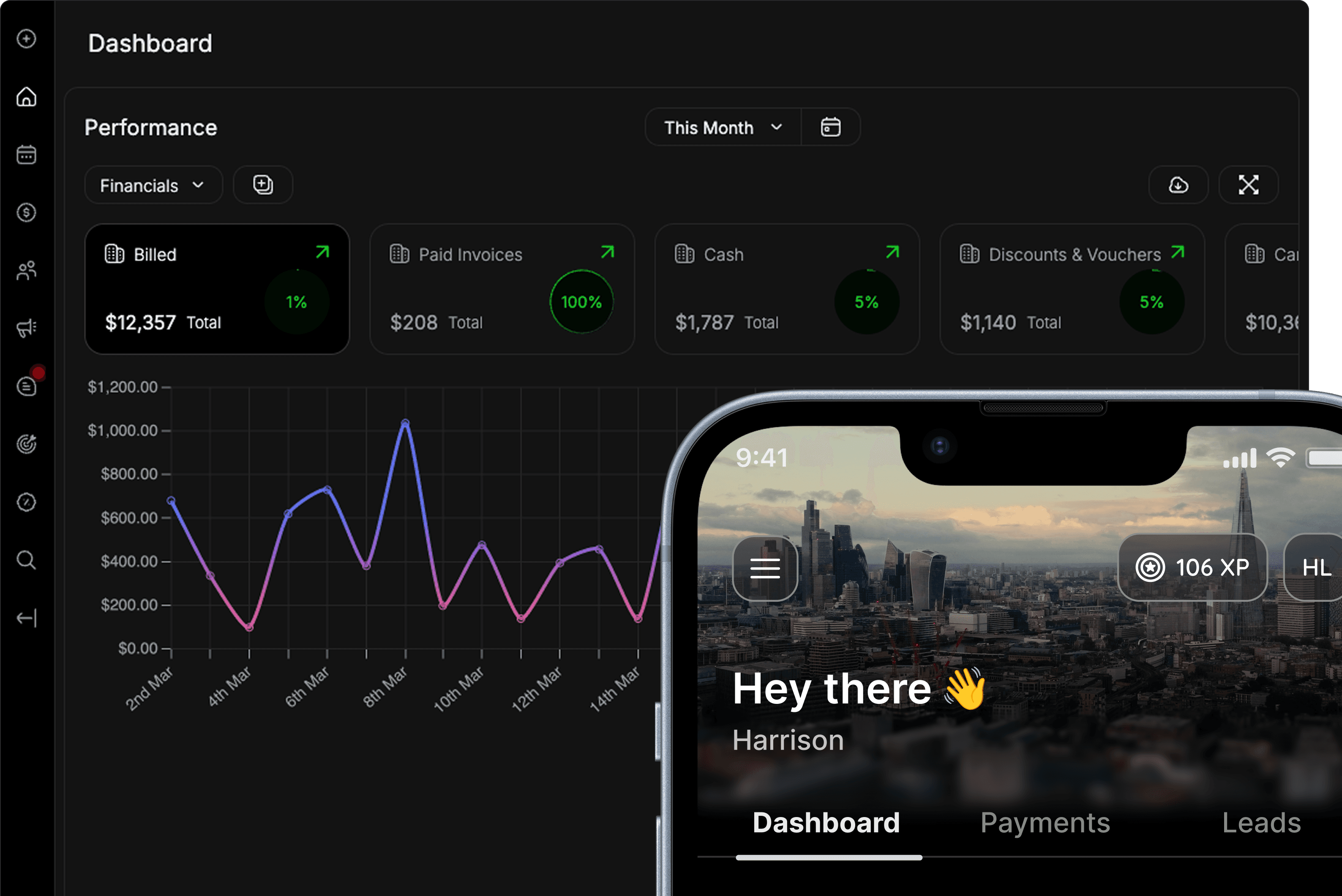 Subscriber CRM and mobile app