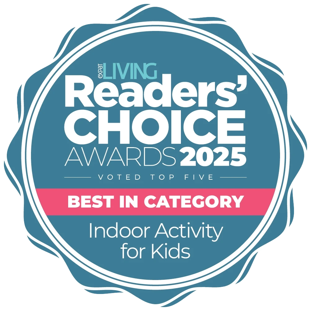 Award badge for Swish Swimming swim school in Singapore