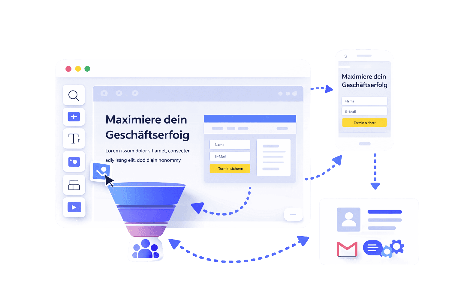 Fintec website framer template hero section photo