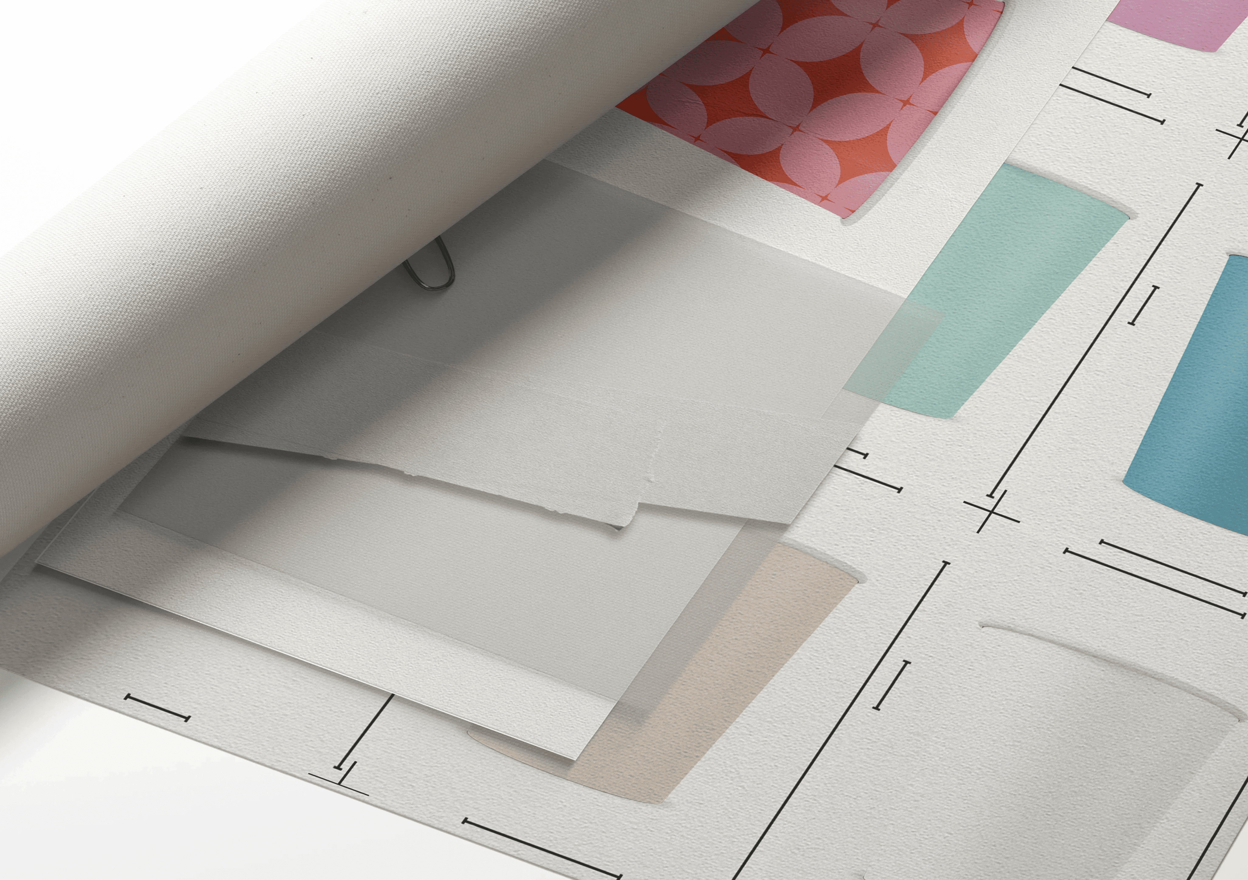 Design mockup of a dashboard