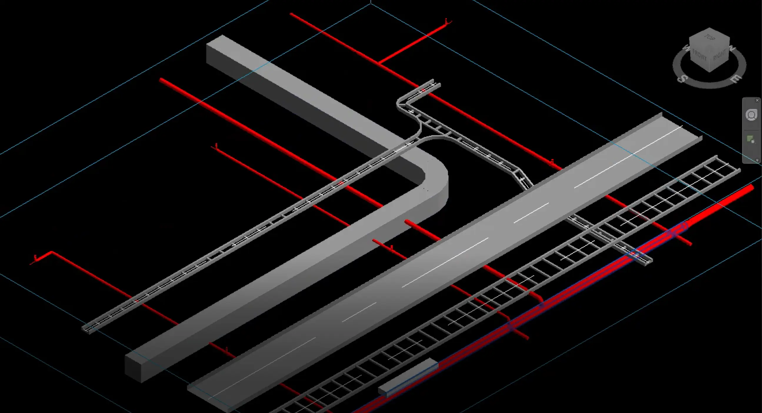 Coordination and Clash Detection in the software, image