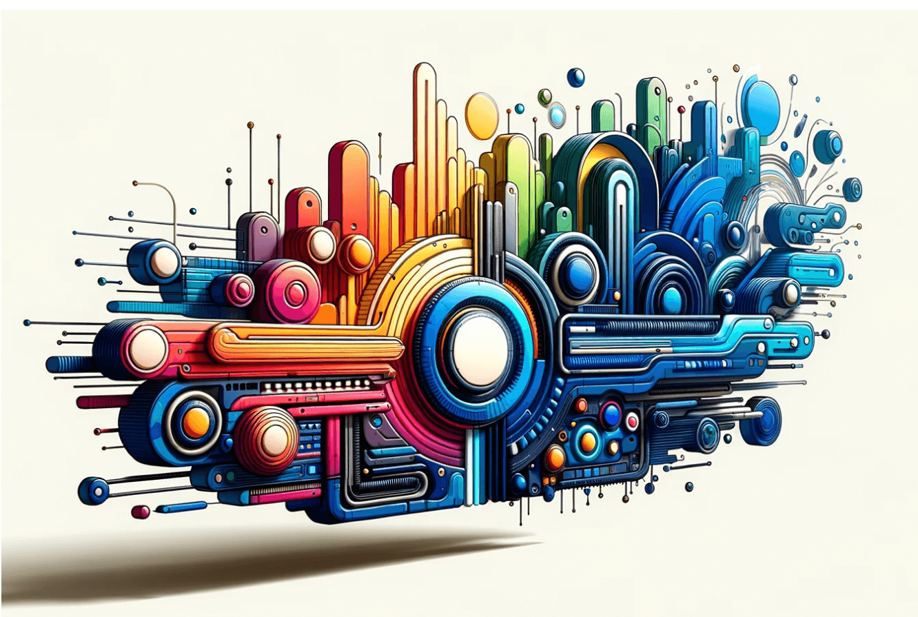 Visualização abstrata de legendas