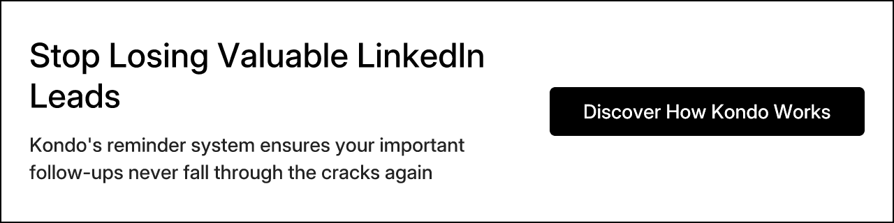 Stop Losing Valuable LinkedIn Leads