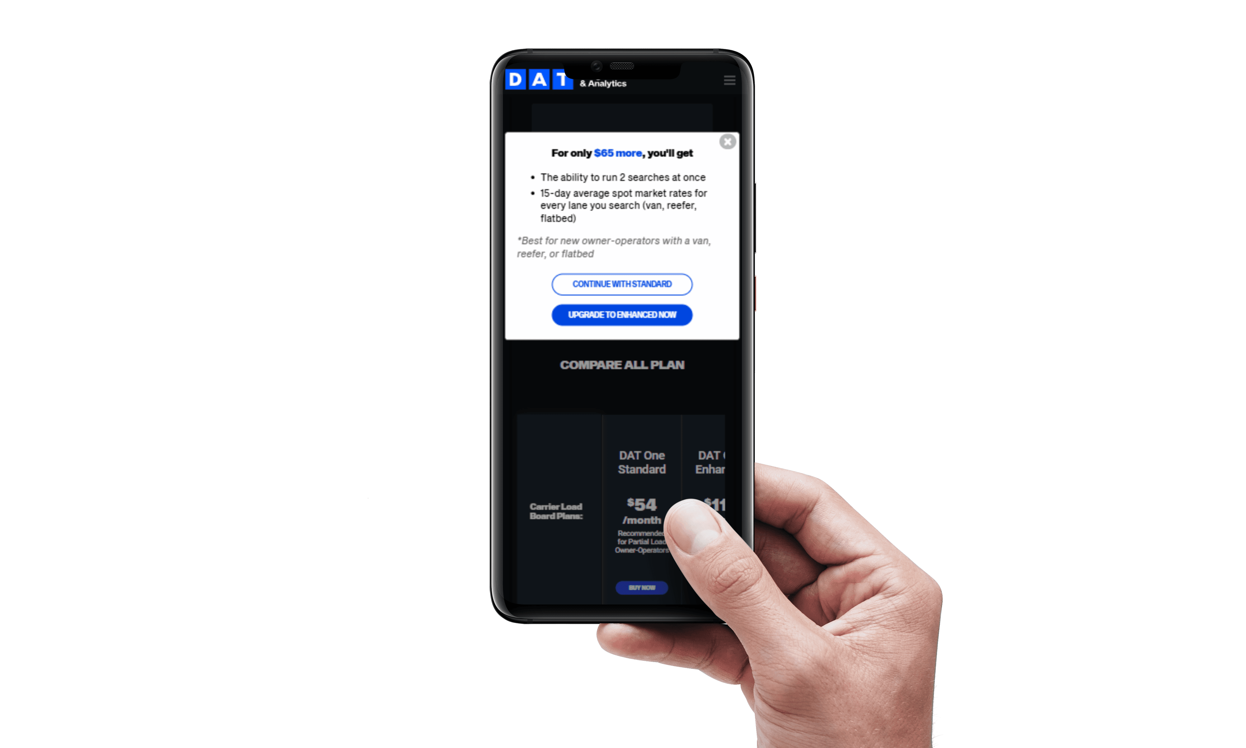 DAT Load Board Product Selector Bot