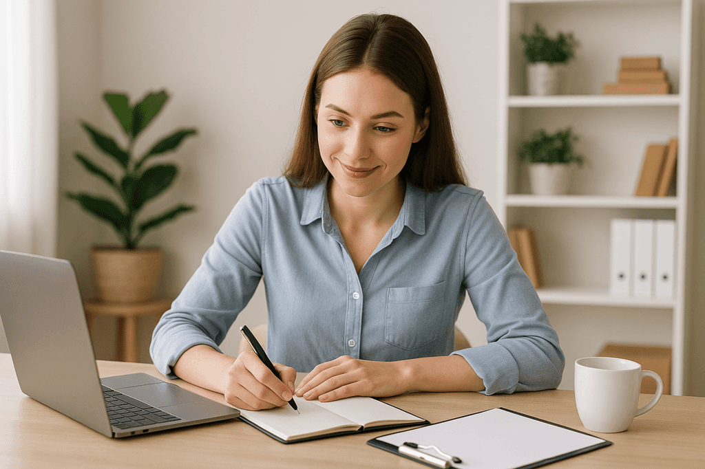Gordon Moving and Storage Customer conducting Pre-Move Planning
