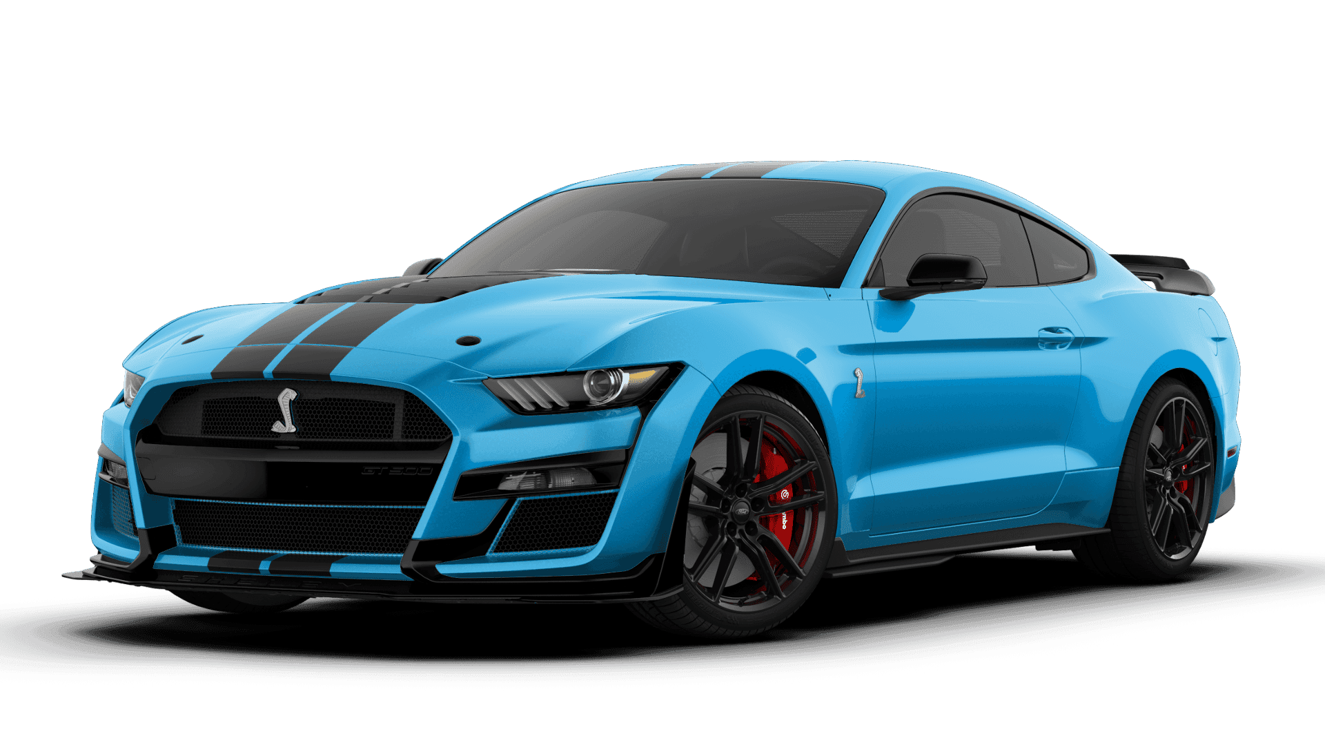 Shelby GT500 in Blau