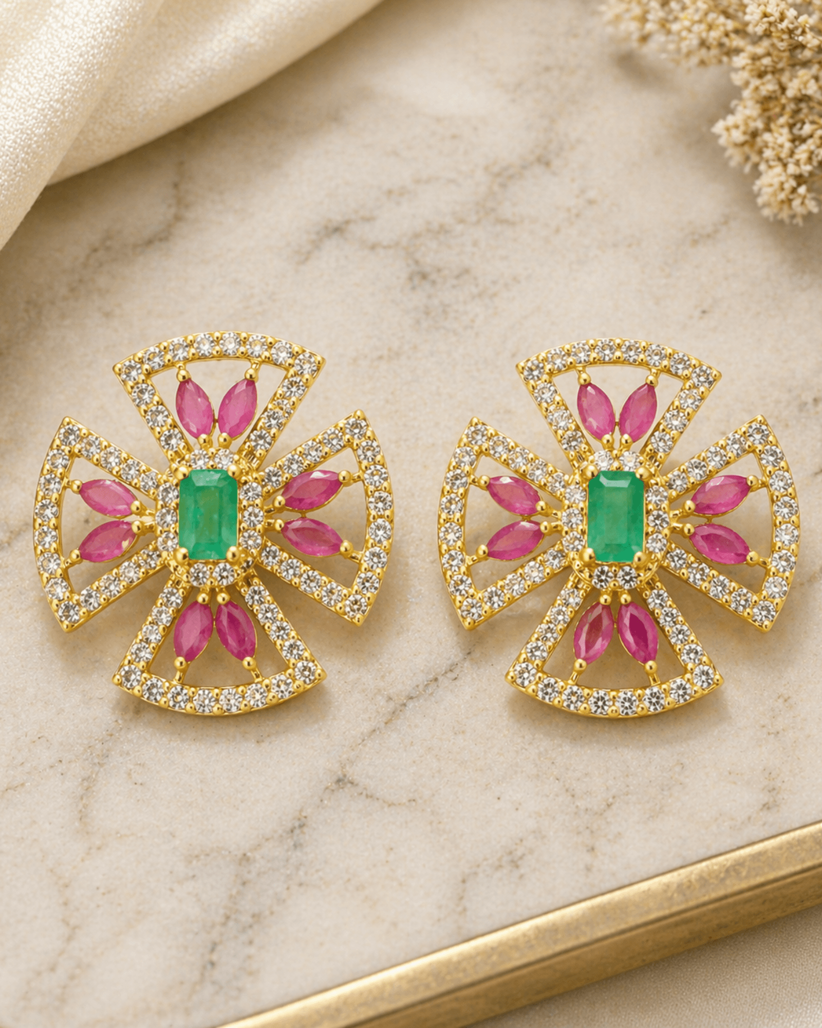 Crossbow earrings