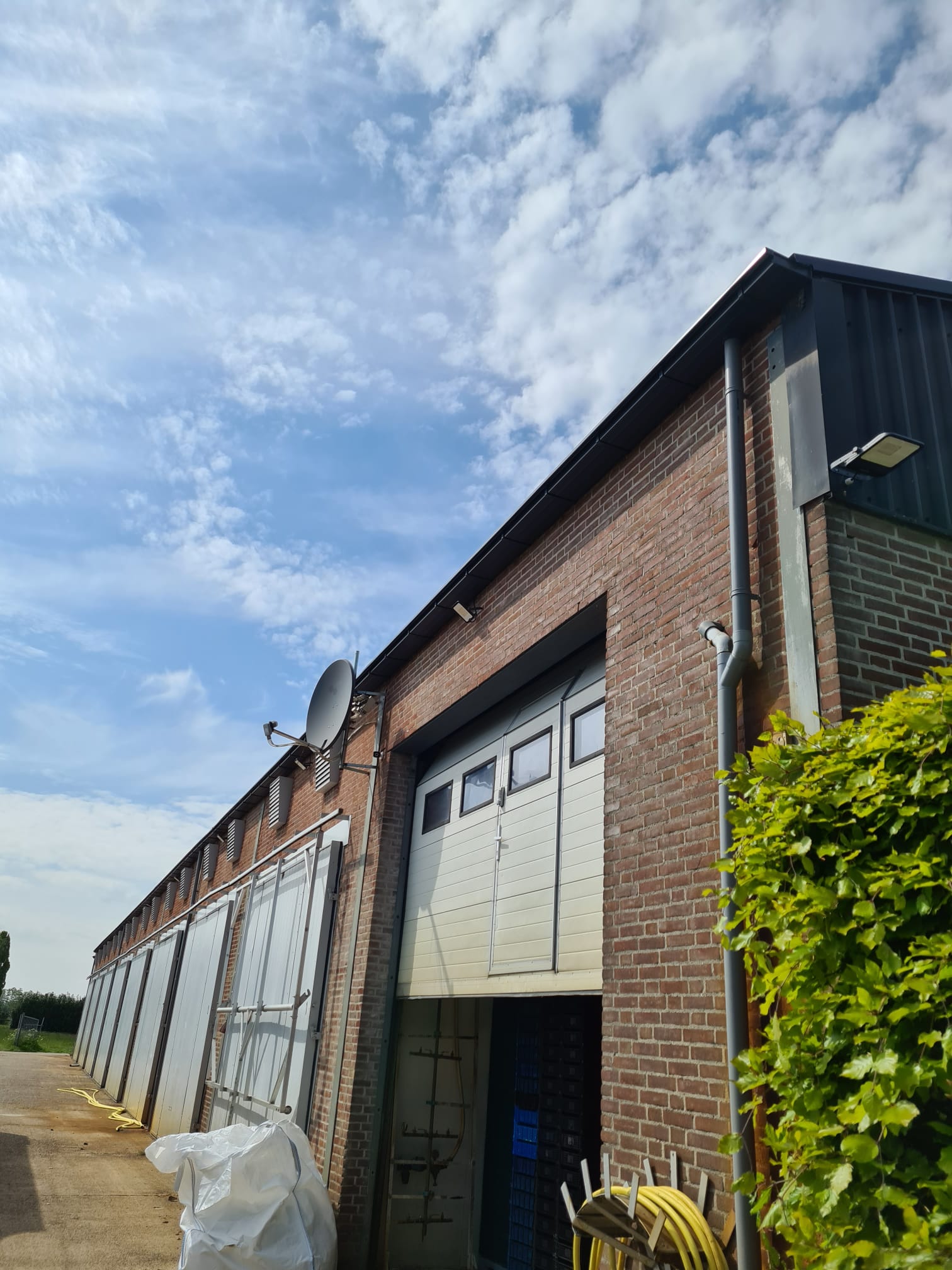 Nieuwe dakgoot