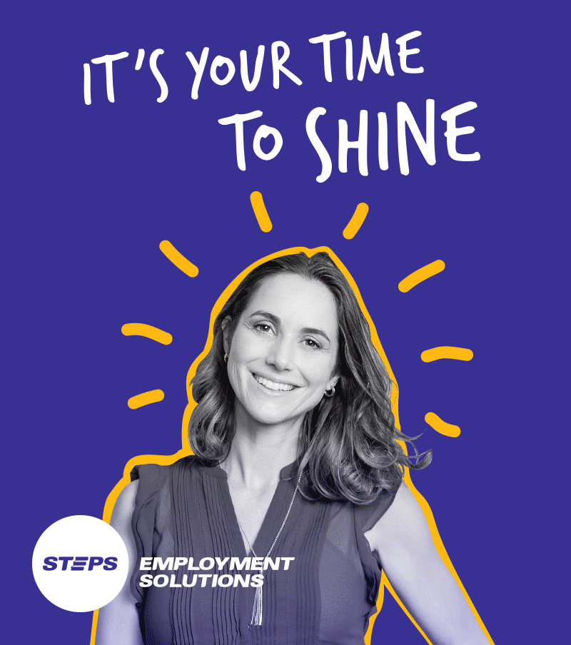 Your Time to Shine job seeking graphic design
