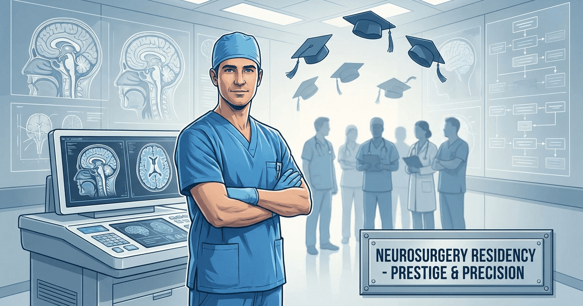 Cover: Neurosurgery Residency: How Competitive Is It? Step 2 Scores & NRMP Data 2026
