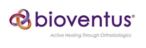 "Logo of Bioventus: A leading global innovator in active healing and surgical orthobiologics, offering a diverse portfolio of clinically proven and cost-effective solutions for patients, physicians, and payers. The image showcases Bioventus' commitment to advanced healthcare solutions through a focus on innovation and efficacy in healing practices.