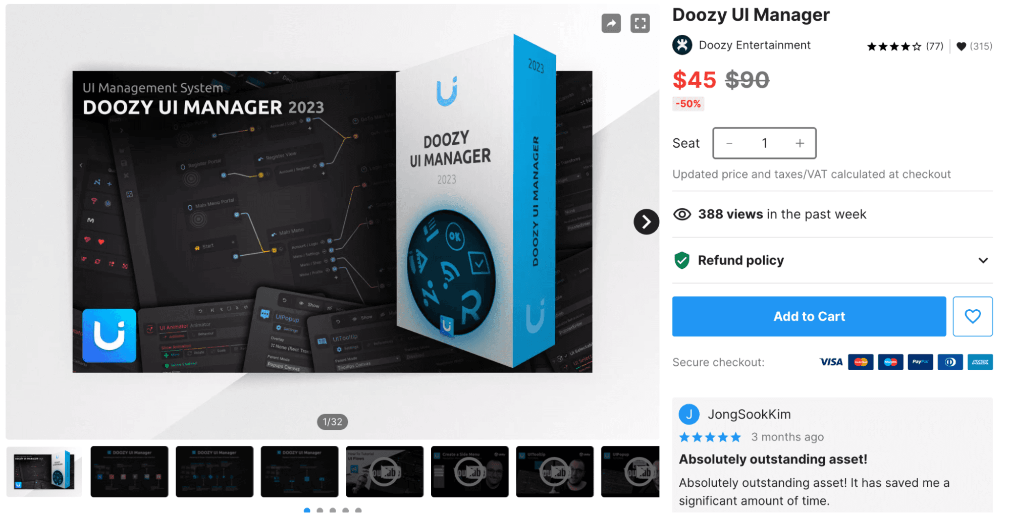 Doozy UI Manager streamlines the process with its visual editor and pre-built components.