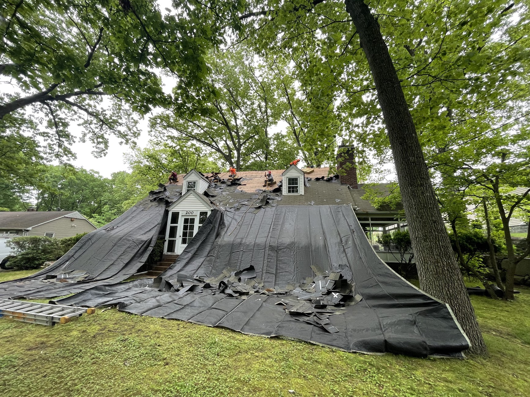 A roof inspection in Paterson, NJ