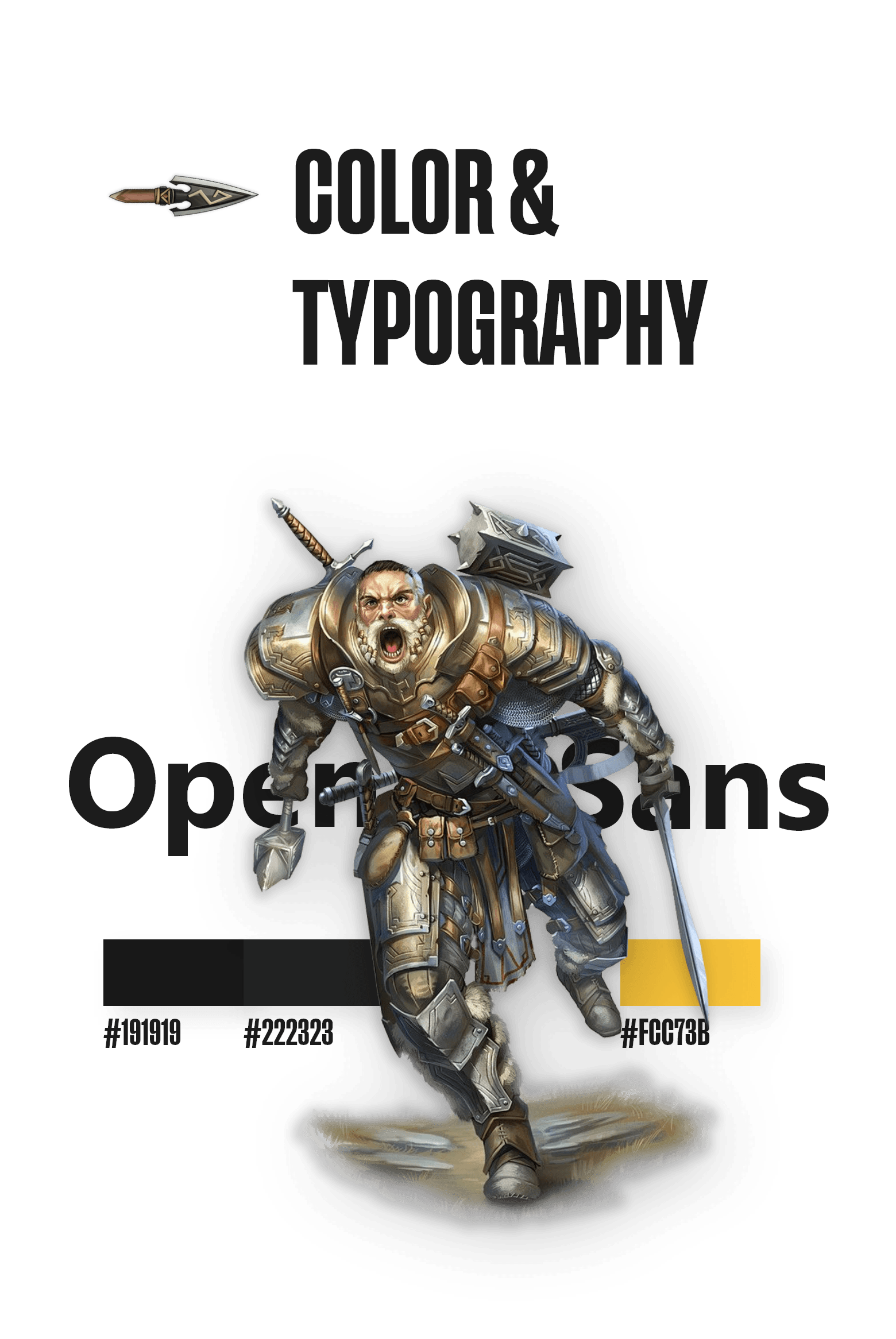 Colors and Typograpghy