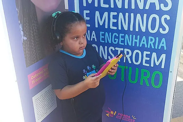 Estação 'Mude o Mundo LAB'.