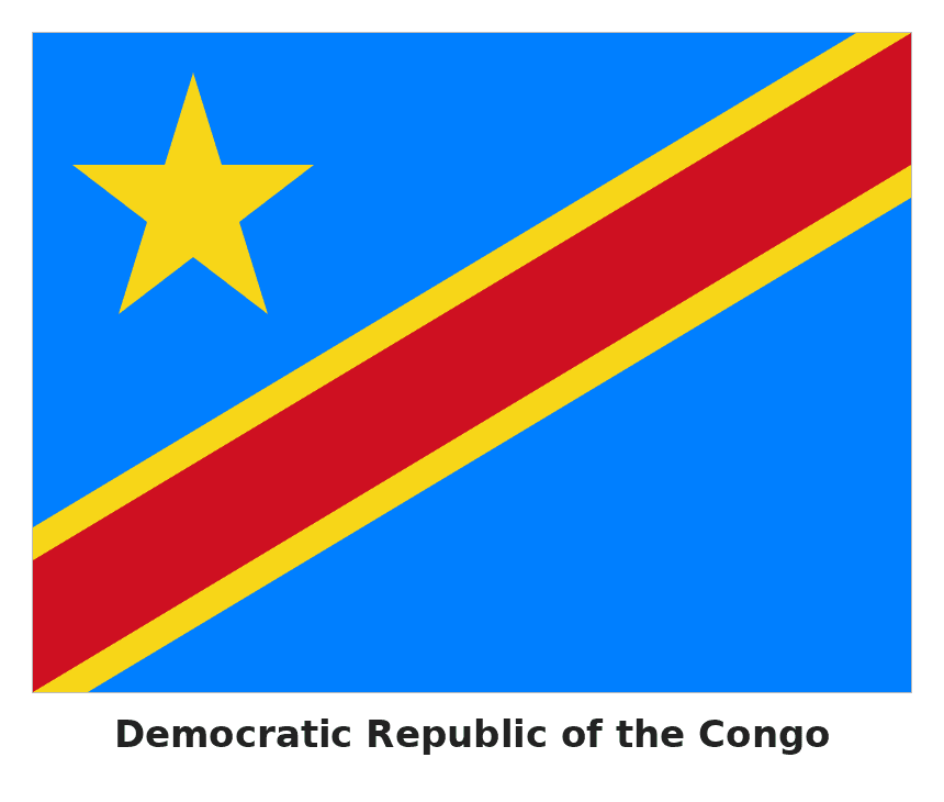 Democratic Republic of the Congo flag