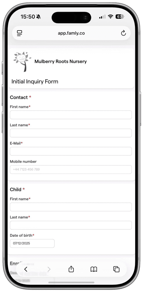 Mulberry Roots Nursery 2025 Prospectus Brochure