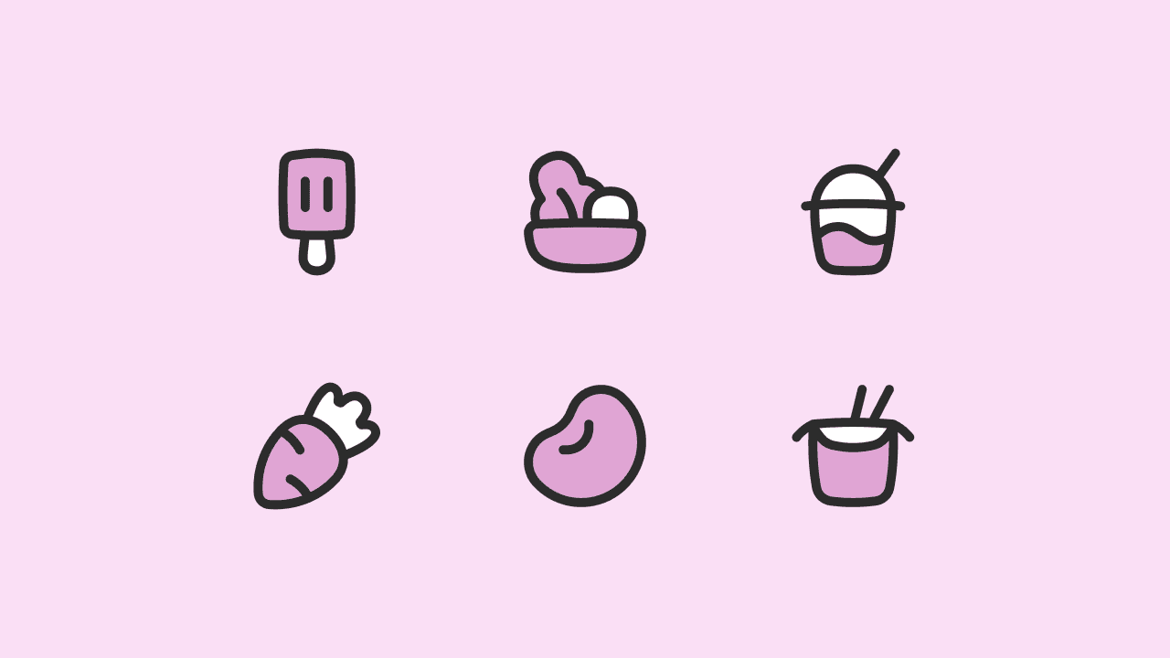 Flex Duo Food Icon Set